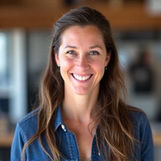 Portrait of Jenna Cartwright, Gear Specialist.