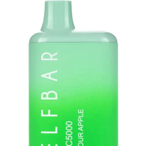 Elf Bar 5000 Sour Apple disposable vape