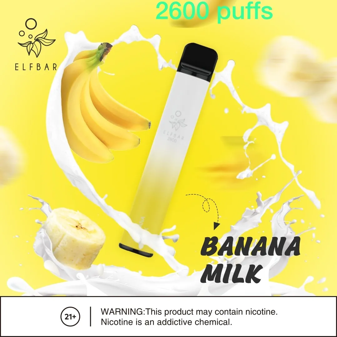 Elf-bar-2600-Puffs-Banana-Milk