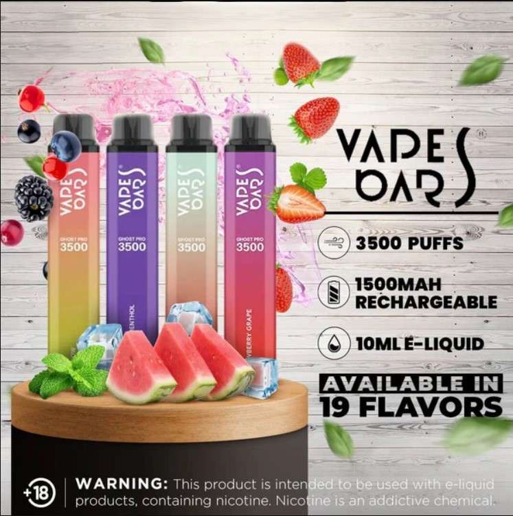 Vape Bar Ghost Pro 3500 Puffs Disposable Vape Vape Bar Ghost Pro