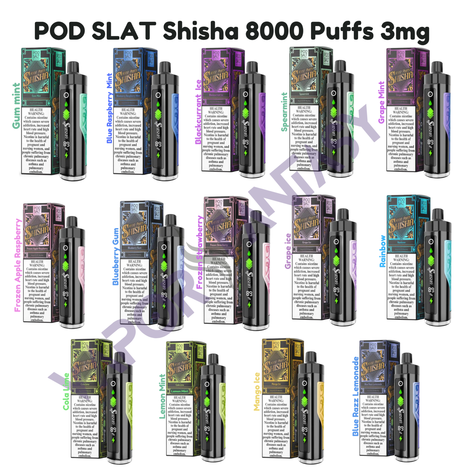 POD SALT Shisha